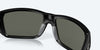 [Gray Polarized Glass Lenses, Matte Black Frame]