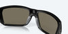 [Blue Mirror Polarized Glass Lenses, Matte Black Frame]