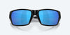 [Blue Mirror Polarized Glass Lenses, Matte Black Frame]