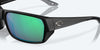 [Green Mirror Polarized Glass Lenses, Matte Black Frame]