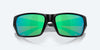 [Green Mirror Polarized Glass Lenses, Matte Black Frame]