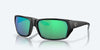 [Green Mirror Polarized Glass Lenses, Matte Black Frame]