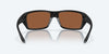 [Copper Silver Mirror Polarized Glass Lenses, Matte Black Frame]