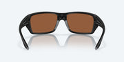 Copper Silver Mirror Polarized Glass Lenses, Matte Black Frame