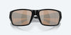 [Copper Silver Mirror Polarized Glass Lenses, Matte Black Frame]