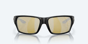 Sunrise Silver Mirror Polarized Glass Lenses, Matte Black Frame