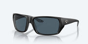 Gray Polarized Polycarbonate Lenses, Matte Black Frame