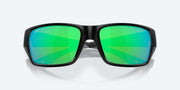 Green Mirror Polarized Polycarbonate Lenses, Matte Black Frame