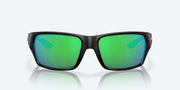 Green Mirror Polarized Polycarbonate Lenses, Matte Black Frame