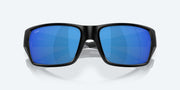 Blue Mirror Polarized Polycarbonate Lenses, Matte Black Frame