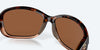 [Copper Silver Mirror Polarized Glass Lenses, Shiny Tortoise Fade Frame]