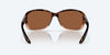 [Copper Silver Mirror Polarized Glass Lenses, Shiny Tortoise Fade Frame]