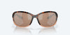 [Copper Silver Mirror Polarized Glass Lenses, Shiny Tortoise Fade Frame]