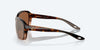 [Copper Silver Mirror Polarized Glass Lenses, Shiny Tortoise Fade Frame]