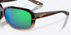 [Green Mirror Polarized Polycarbonate Lenses, Shiny Tortoise Fade Frame]