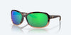 [Green Mirror Polarized Polycarbonate Lenses, Shiny Tortoise Fade Frame]