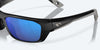 [Blue Mirror Polarized Glass Lenses, Matte Black Frame]