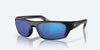 [Blue Mirror Polarized Glass Lenses, Matte Black Frame]