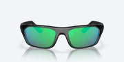 Green Mirror Polarized Glass Lenses, Matte Black Frame