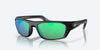 [Green Mirror Polarized Glass Lenses, Matte Black Frame]