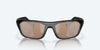 [Copper Silver Mirror Polarized Glass Lenses, Matte Black Frame]