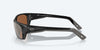 [Copper Silver Mirror Polarized Glass Lenses, Matte Black Frame]