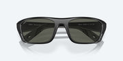 Gray Polarized Glass Lenses, Matte Black Frame