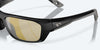 [Sunrise Silver Mirror Polarized Glass Lenses, Matte Black Frame]