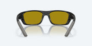 Sunrise Silver Mirror Polarized Glass Lenses, Matte Black Frame