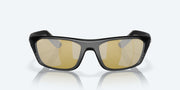 Sunrise Silver Mirror Polarized Glass Lenses, Matte Black Frame