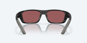 Gold Mirror Polarized Glass Lenses, Matte Black Frame