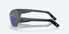 [Blue Mirror Polarized Glass Lenses, Matte Gray Frame]