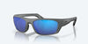 [Blue Mirror Polarized Glass Lenses, Matte Gray Frame]