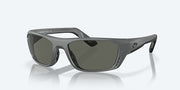 Gray Polarized Glass Lenses, Matte Gray Frame