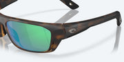 Green Mirror Polarized Glass Lenses, Matte Tortoise Frame