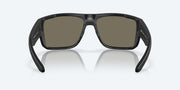 Blue Mirror Polarized Glass Lenses, Matte Black Frame