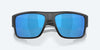 [Blue Mirror Polarized Glass Lenses, Matte Black Frame]