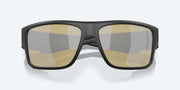 Sunrise Silver Mirror Polarized Glass Lenses, Matte Black Frame