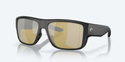 Sunrise Silver Mirror Polarized Glass Lenses, Matte Black Frame