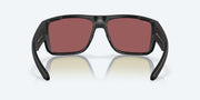 Gold Mirror Polarized Glass Lenses, Matte Black Frame