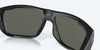 [Gray Polarized Glass Lenses, Matte Black Frame]