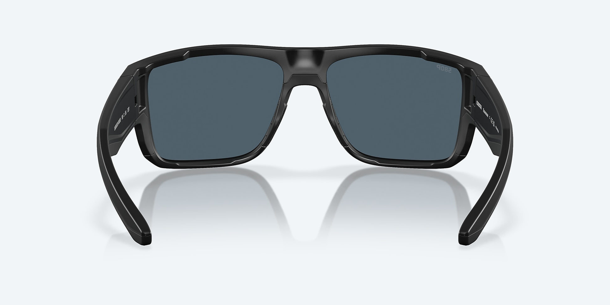 [Gray Polarized Polycarbonate Lenses, Matte Black Frame]