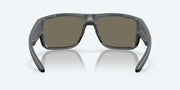 Blue Mirror Polarized Glass Lenses, Matte Gray Frame