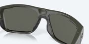 Gray Polarized Glass Lenses, Matte Olive Frame