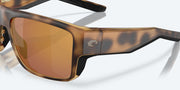 Gold Mirror Polarized Glass Lenses, Matte Tortoise Frame