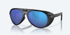 [Blue Mirror Polarized Glass Lenses, Matte Black Frame]