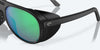 [Green Mirror Polarized Glass Lenses, Matte Black Frame]