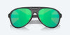 [Green Mirror Polarized Glass Lenses, Matte Black Frame]