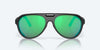 [Green Mirror Polarized Glass Lenses, Matte Black Frame]