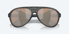 [Copper Silver Mirror Polarized Glass Lenses, Matte Black Frame]